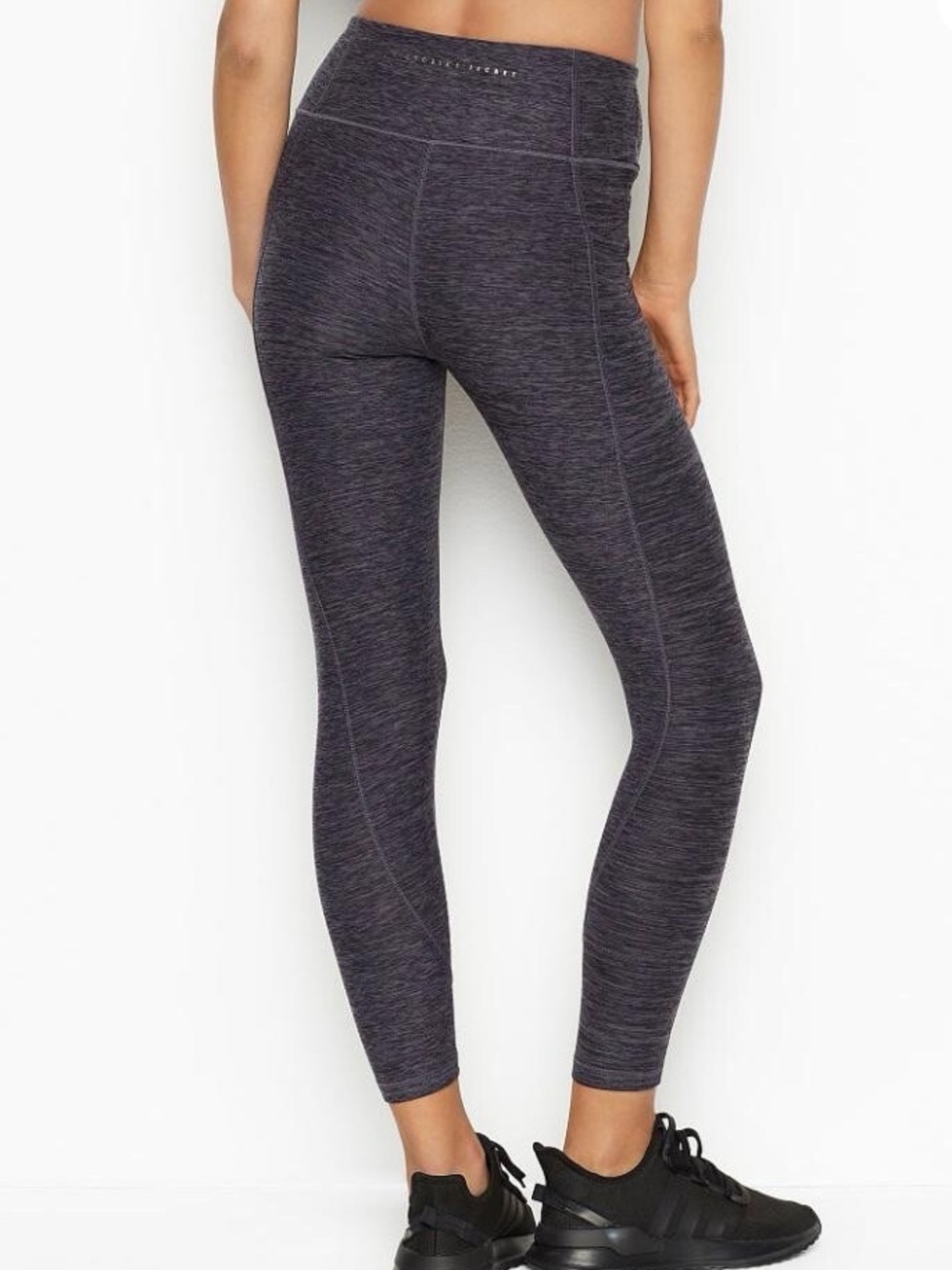 Victoria Secret Women's High Rise Incredible Studio Leggings In Black/Tornado 2